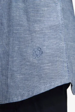 KIDS Avion relaxed linen blend shirt