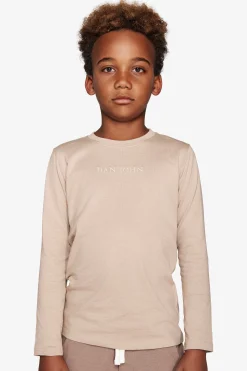 KIDS Beige t-shirt with embroidery
