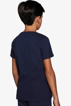 KIDS Blue basic t-shirt with pocket