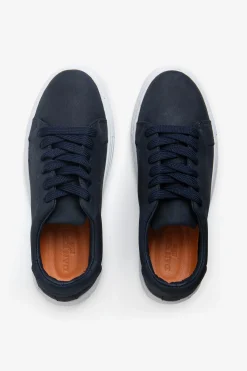 KIDS Blue ecosuede sneakers