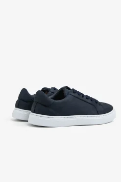 KIDS Blue ecosuede sneakers