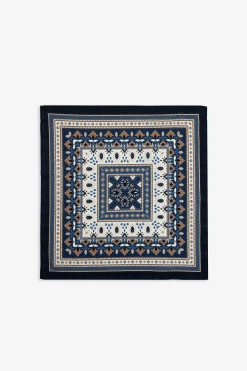 KIDS Blue floral design pashmina scarf