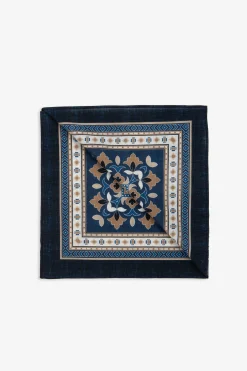 KIDS Blue floral design pashmina scarf