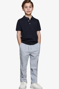 KIDS Blue knit polo