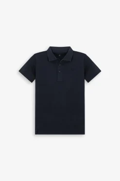 KIDS Blue piqué polo shirt
