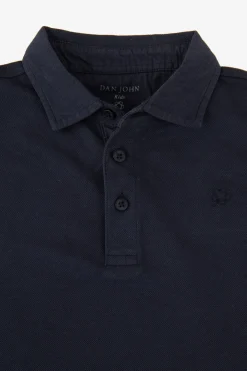 KIDS Blue piqué polo shirt