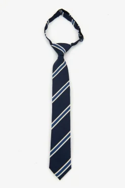 KIDS Blue striped tie