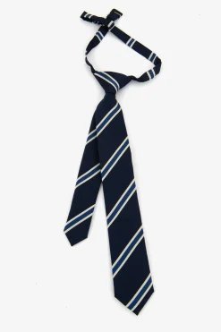 KIDS Blue striped tie