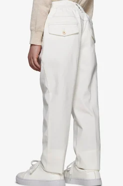 KIDS Cream jersey trousers