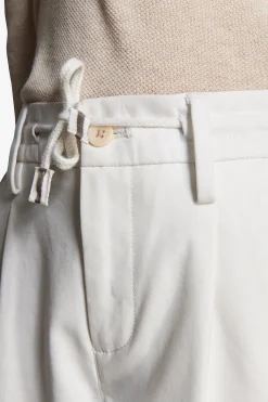 KIDS Cream jersey trousers