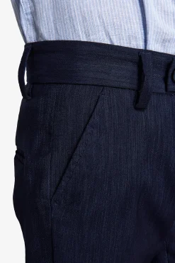 KIDS Dark blue denim-effect trousers
