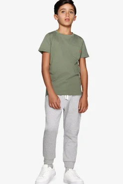 KIDS Green basic t-shirt with pocket