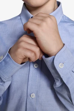 KIDS Light blue button down Oxford shirt