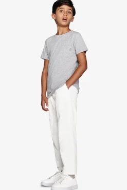 KIDS Light gray basic t-shirt with pocket