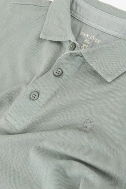 KIDS Sage piqué polo shirt