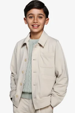 KIDS Sand jersey overshirt