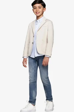 KIDS Sand textured stretch blazer