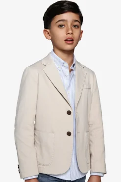 KIDS Sand textured stretch blazer