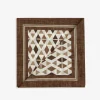 KIDS Tobacco diamond pattern pashmina scarf