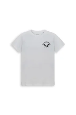 KIDS White basic t-shirt with print