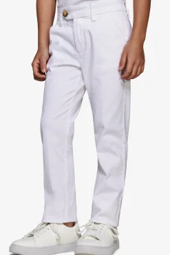 KIDS White chino pants