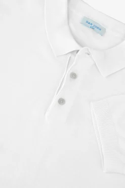 KIDS White knit polo