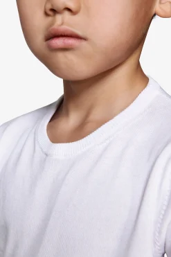 KIDS White knit t-shirt