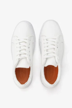 KIDS White leatherette sneakers