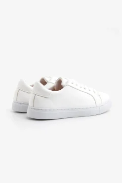 KIDS White leatherette sneakers