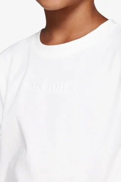 KIDS white t-shirt with embroidery