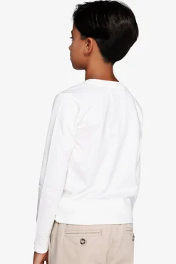 KIDS white t-shirt with embroidery