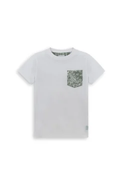 KIDS White t-shirt with pocket