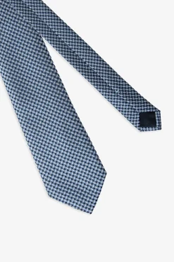 Light blue cashmere design jacquard tie