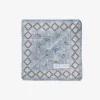 Light blue cashmere pattern pocket square