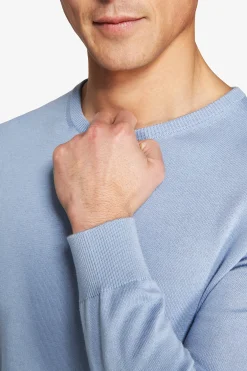 Light blue crewneck sweater