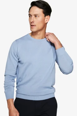 Light blue crewneck sweater