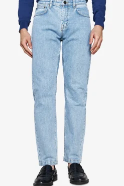 Light blue denim trousers