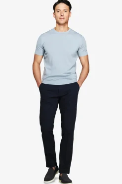 Light blue knit t-shirt