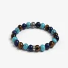 Light blue medium pearls bracelet