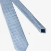 Light blue micro pattern jacquard tie