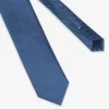 Light blue micro pattern tie