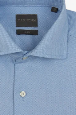 Light blue slim Oxford shirt