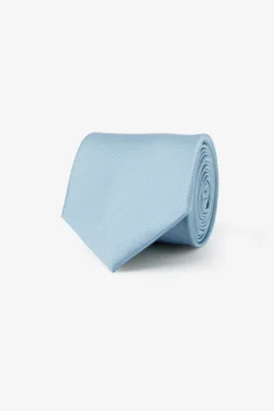 Light blue twill tie