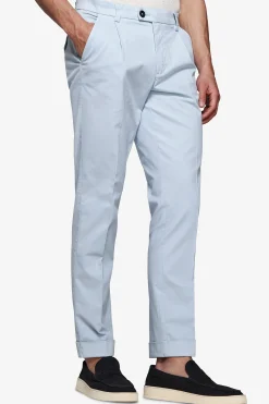 Light blue woven trousers