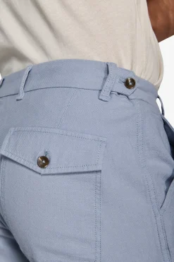 Light blue woven trousers