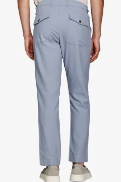 Light blue woven trousers