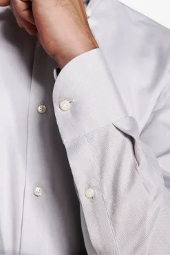 Light gray button down Oxford shirt