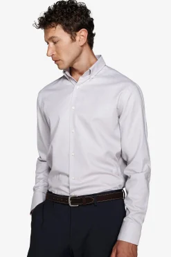 Light gray button down Oxford shirt