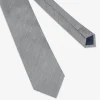 Light gray classic tie
