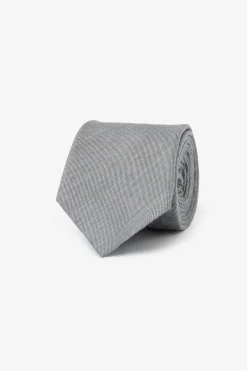 Light gray classic tie